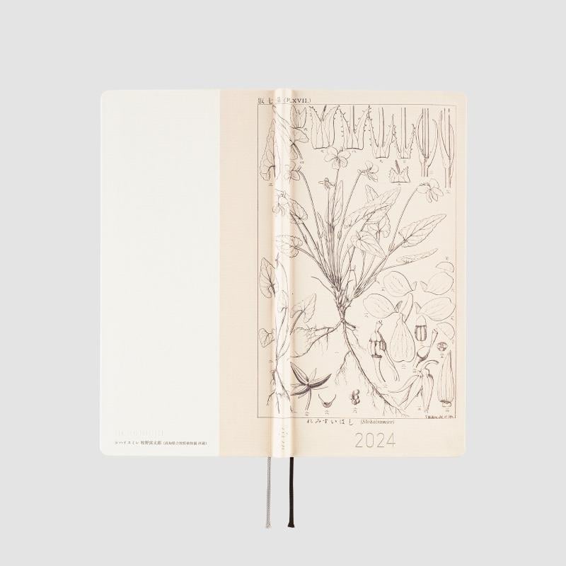 Hobonichi Weeks Japanese Version 2024 Jan. Start Tomitaro Makino/Shihai Sumire