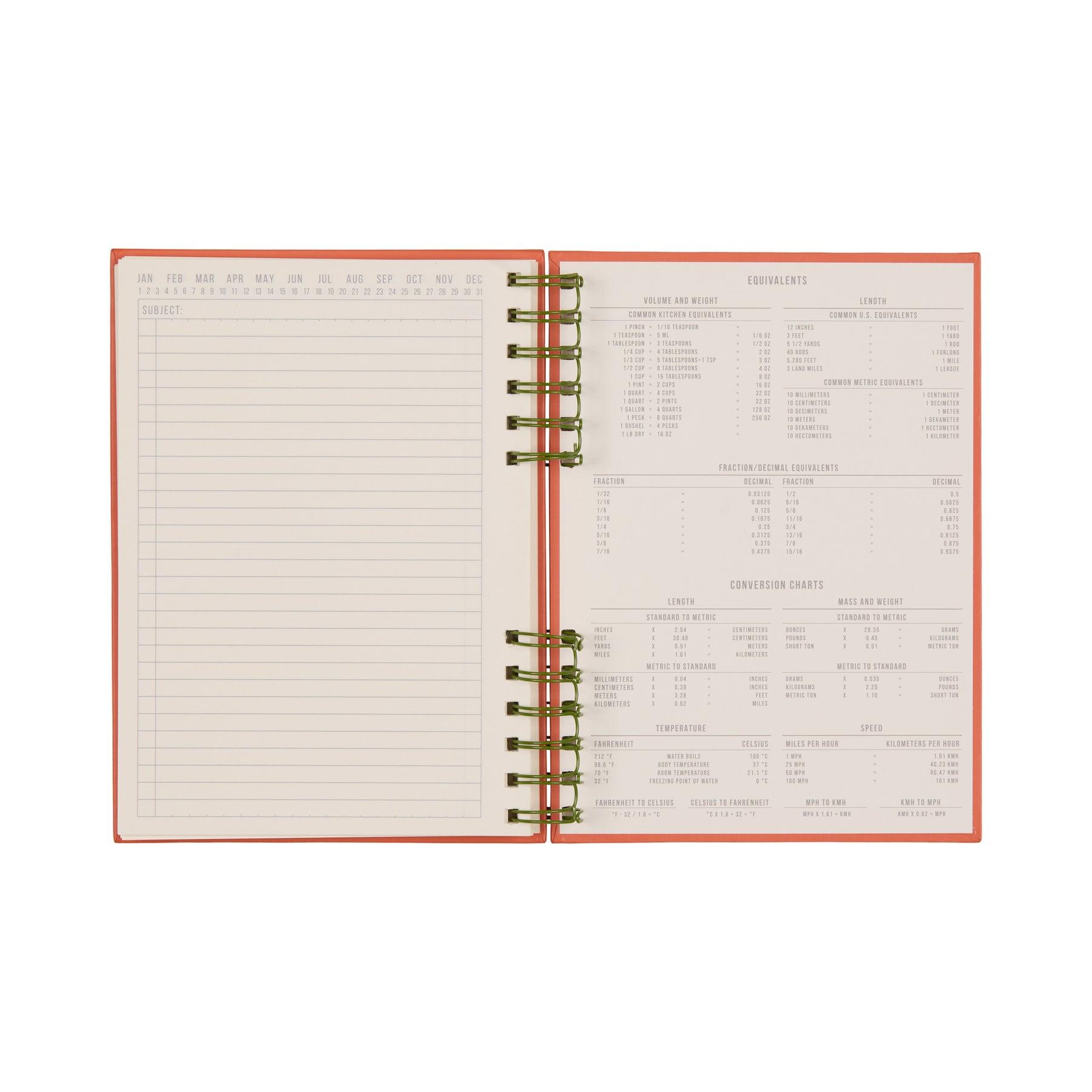 DesignWorks Ink Standart Issue Defter - Army Green & Chili