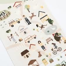 Suatelier Deco Sticker Village