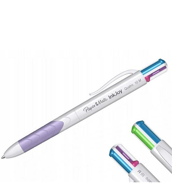 Papermate Quatro Ink Canlı Renkler 4 Uçlu Jel Kalem