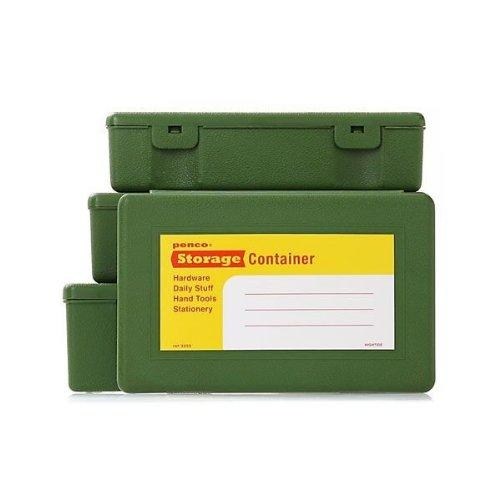 Penco Storage Container Plastik 4 in 1 Kalemlik & Kutu Green EB013 GN