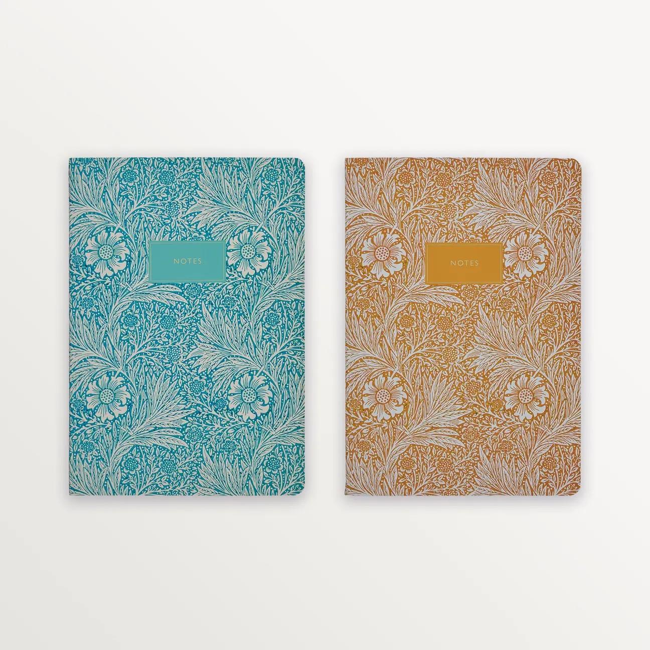 EPISODE CLASSIC FLORALS HARDWYCKE HALL SET OF 2 B5 NOTEBOOKS