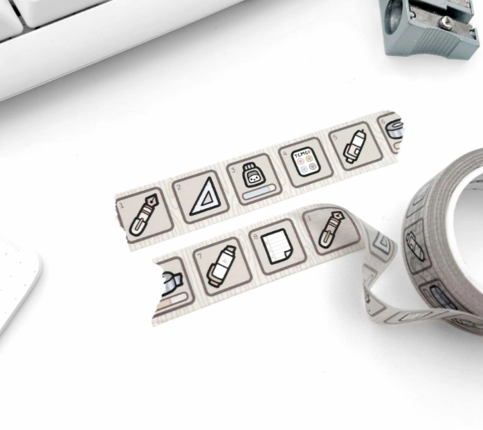 Esterbrook x The Coffee Monster Helen Wang Forgotten Iced Coffee  Washi Tape 