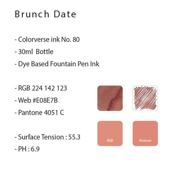 Coloverse No.80 Brunch date Mürekkep