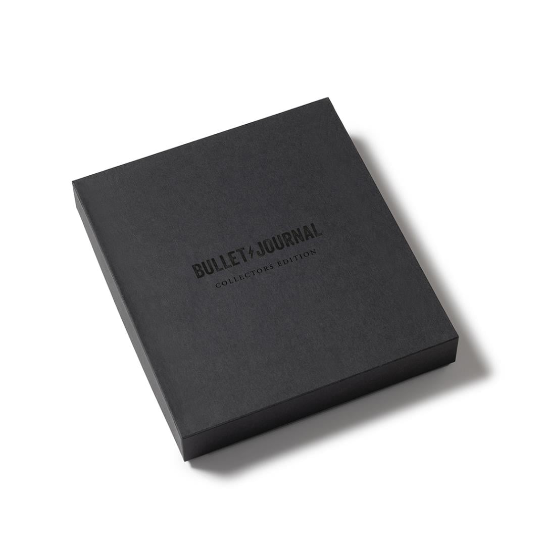 Leuchttrum 1917 Bullet Journal All Black Stealth Collector's Set Limited Edition Kalem, Defter ve Kitap Ayracı