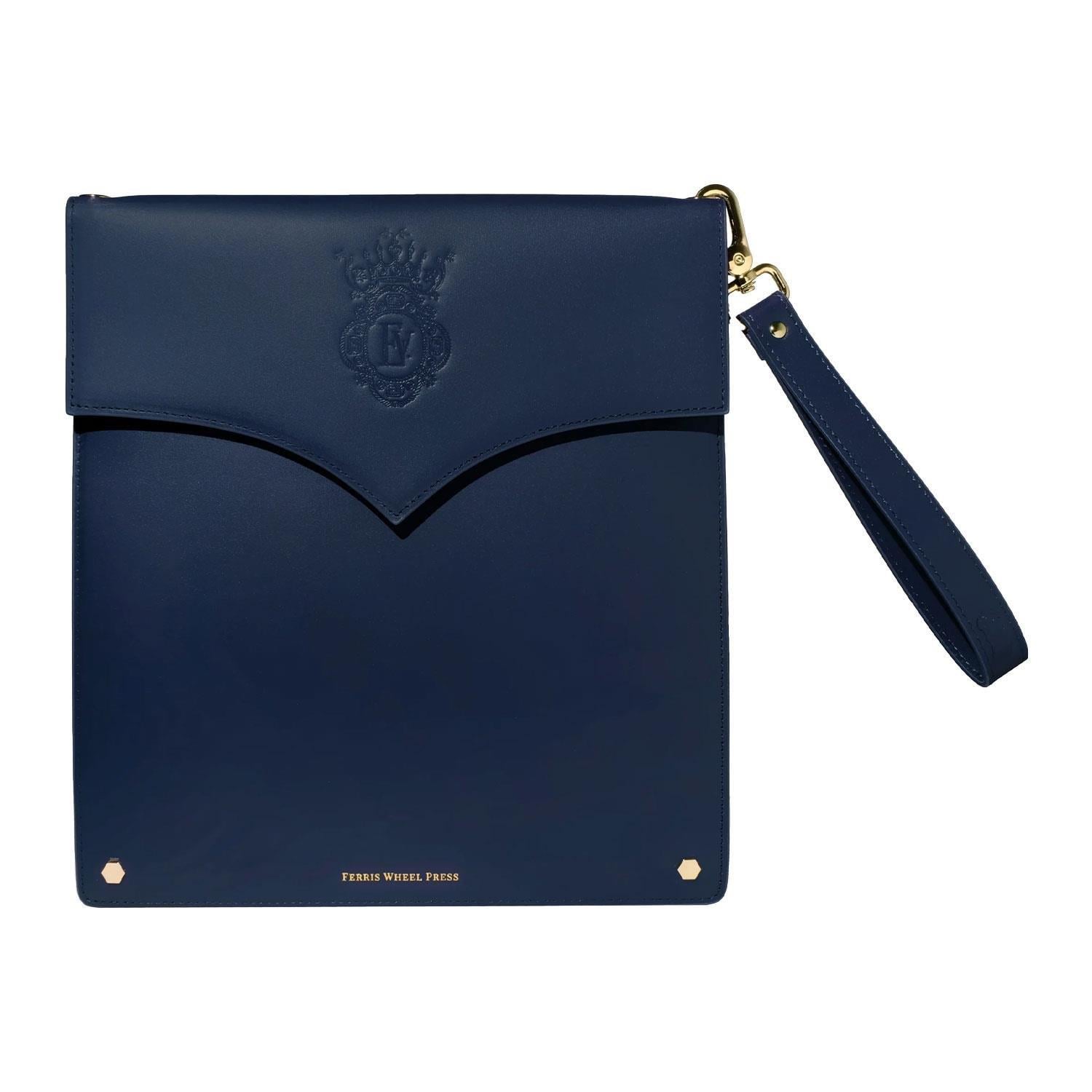 Ferris Wheel Press The Pendant Folio Deri Çanta Navy