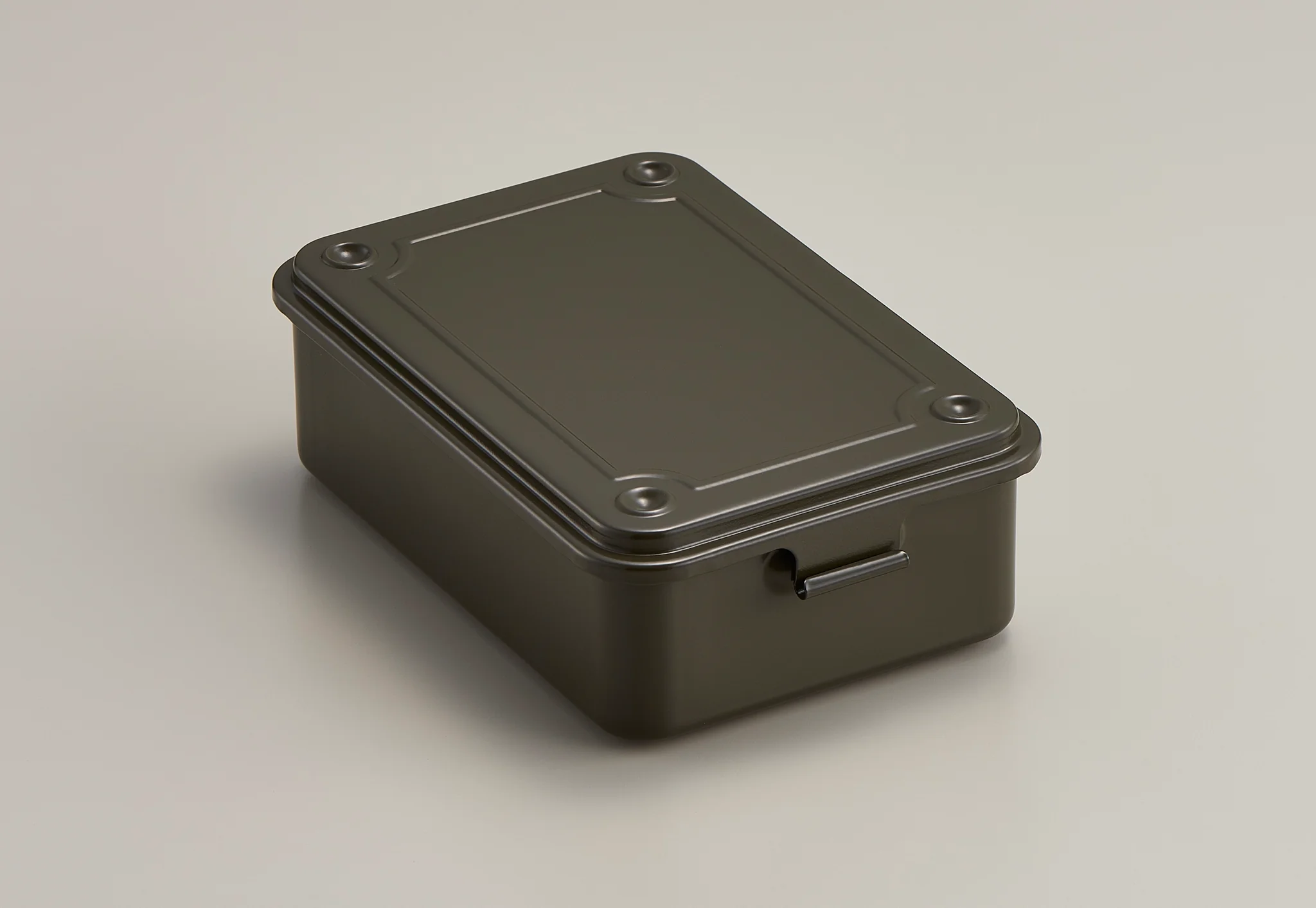 Toyo Steel T-150 Tool Storage Box Moss Green Metal Saklama Kutusu