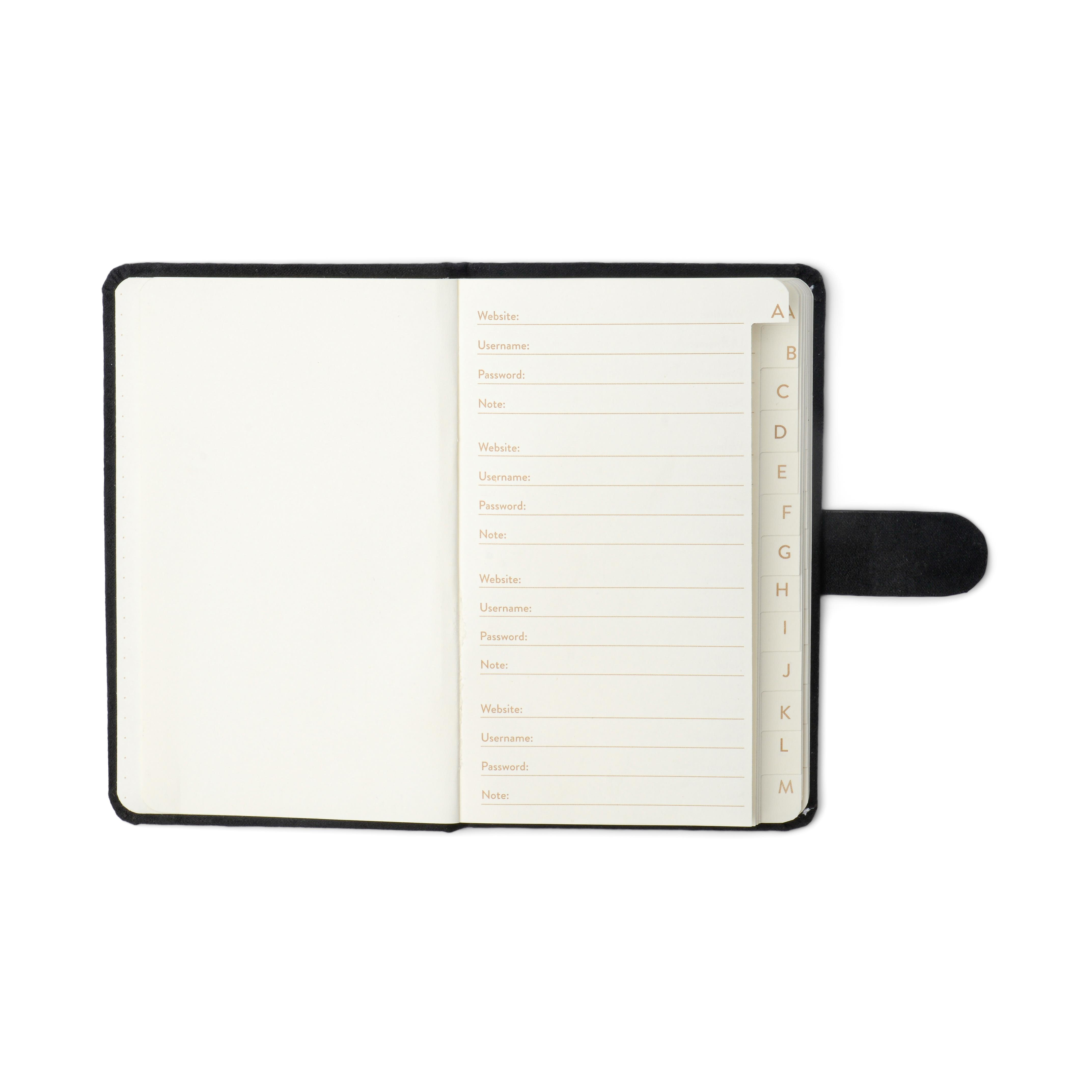 DesignWorks Ink Mini Password Journal - Shh Günlük