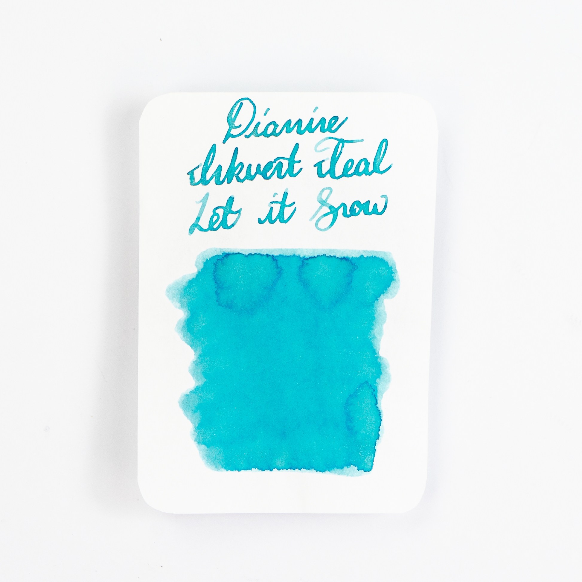 Diamine Inkvent Teal Calender Let it Snow Chameleon Mürekkep