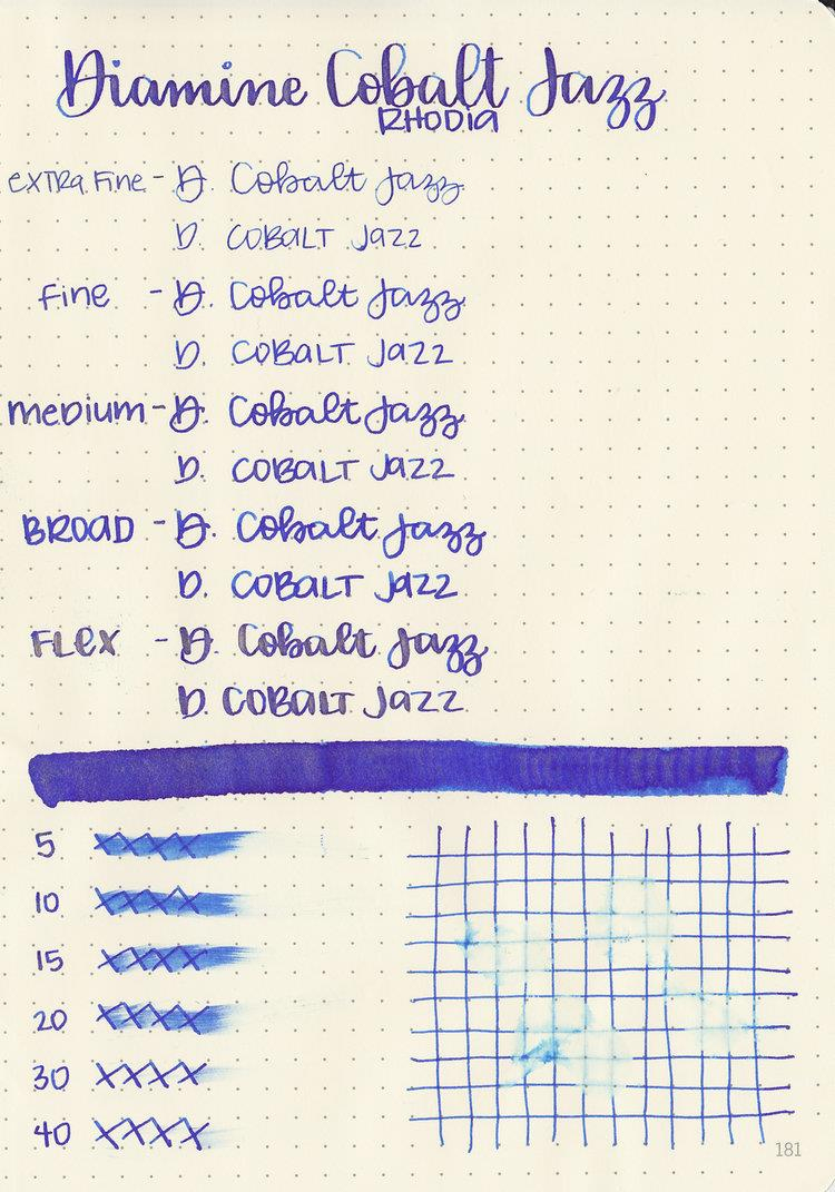 Diamine Ink Shimmering Mürekkep Cobalt Jazz 2018