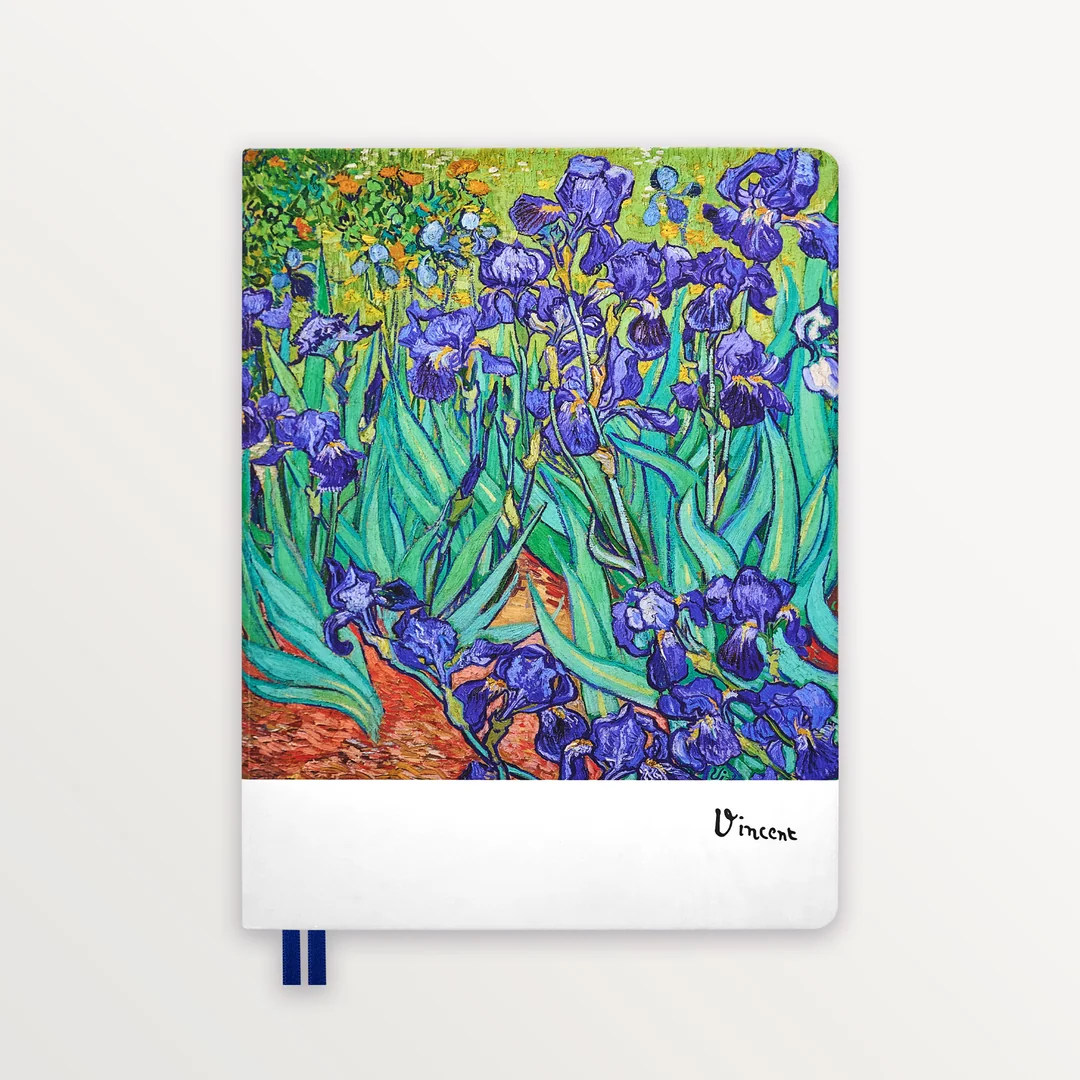 EPISODE GALLERY VAN GOGH IRISES XL CASEBOUND NOTEBOOK