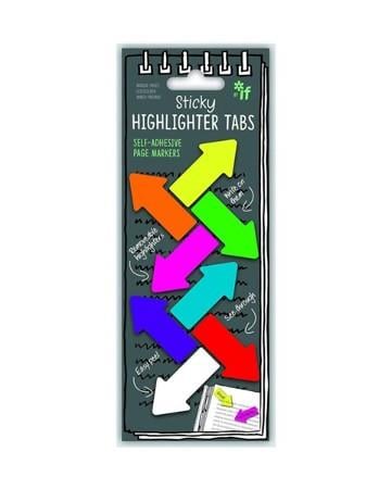 IF Sticky Highlighter Tabs Renkli Ok Şeklinde Post It