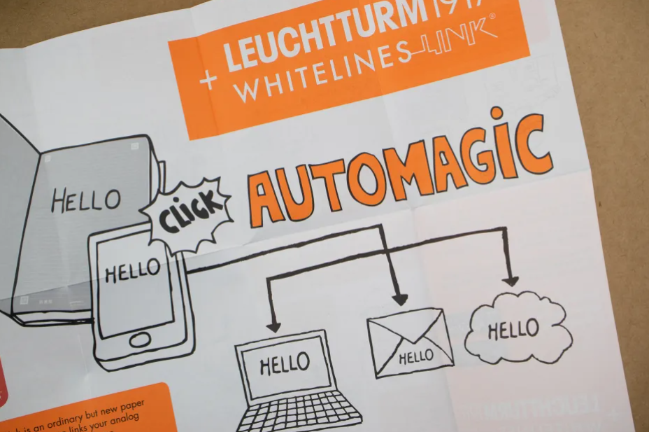 Leuchttrum1917 x WhiteLinesLinks  Limited Edition Master Slim (A4+) 60 Sayfa Çizgili Sert Kapak Defter 345313