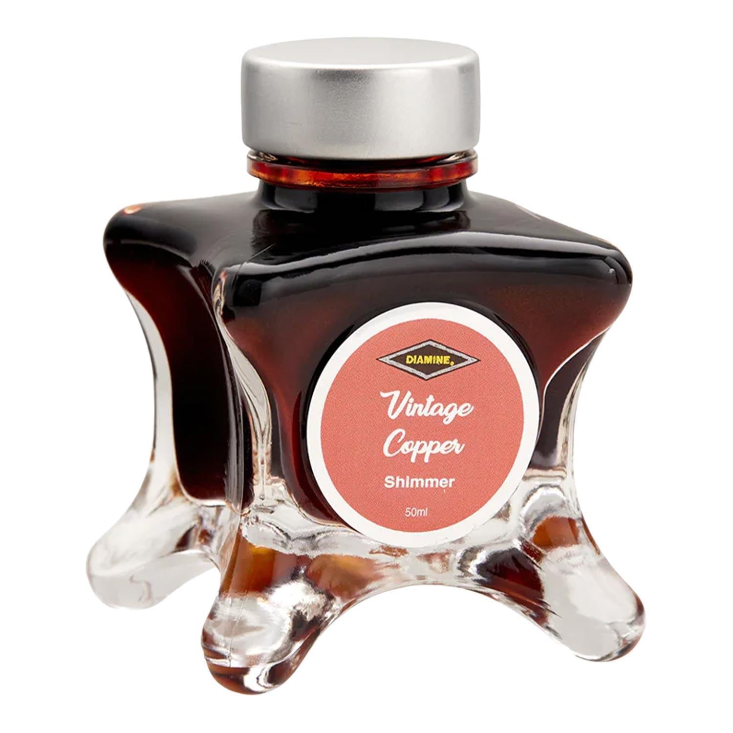 Diamine Inkvent Red Shimmer Vintage Copper Mürekkep 2022