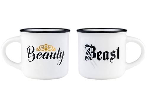 Legami Espresso Beauty & Beast Mug Set - İkili Kupa Seti