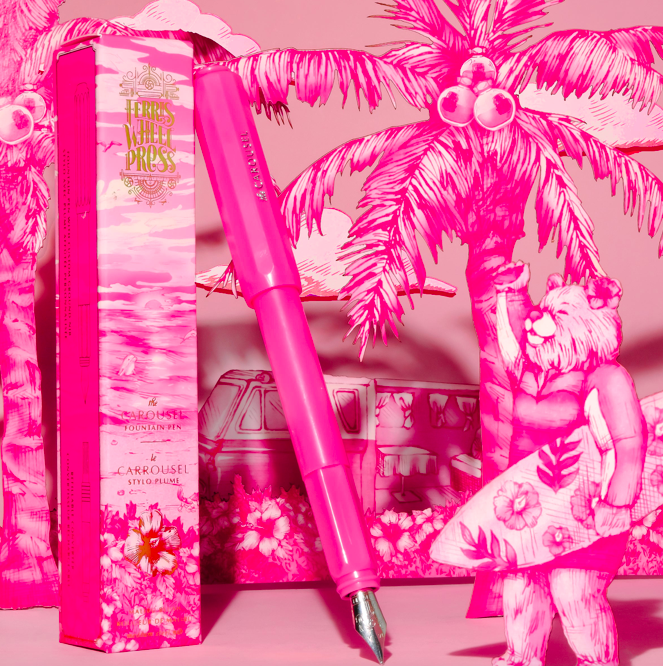 Ferris Wheel Press Carousel Dolma Kalem Limited Edition Malibu Blush Medium