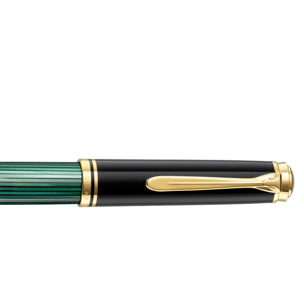 Pelikan Souveran M800 Green Black Fountain Dolma Kalem EF Uç