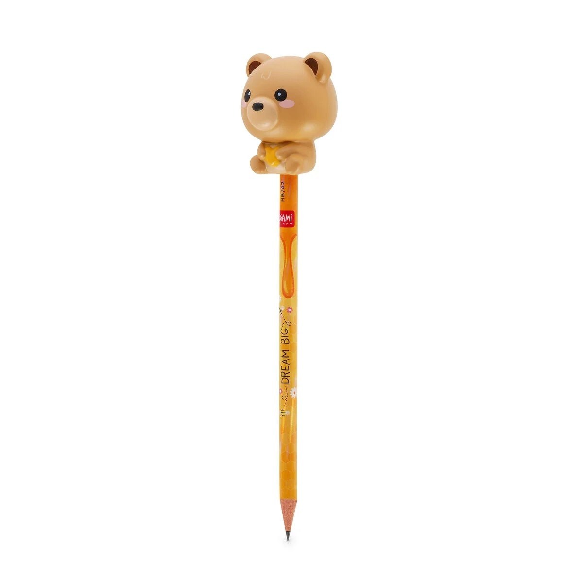 Legami Squeezies - Squishy Figürlü Kurşun Kalem - Ayıcık PSQ0003 
