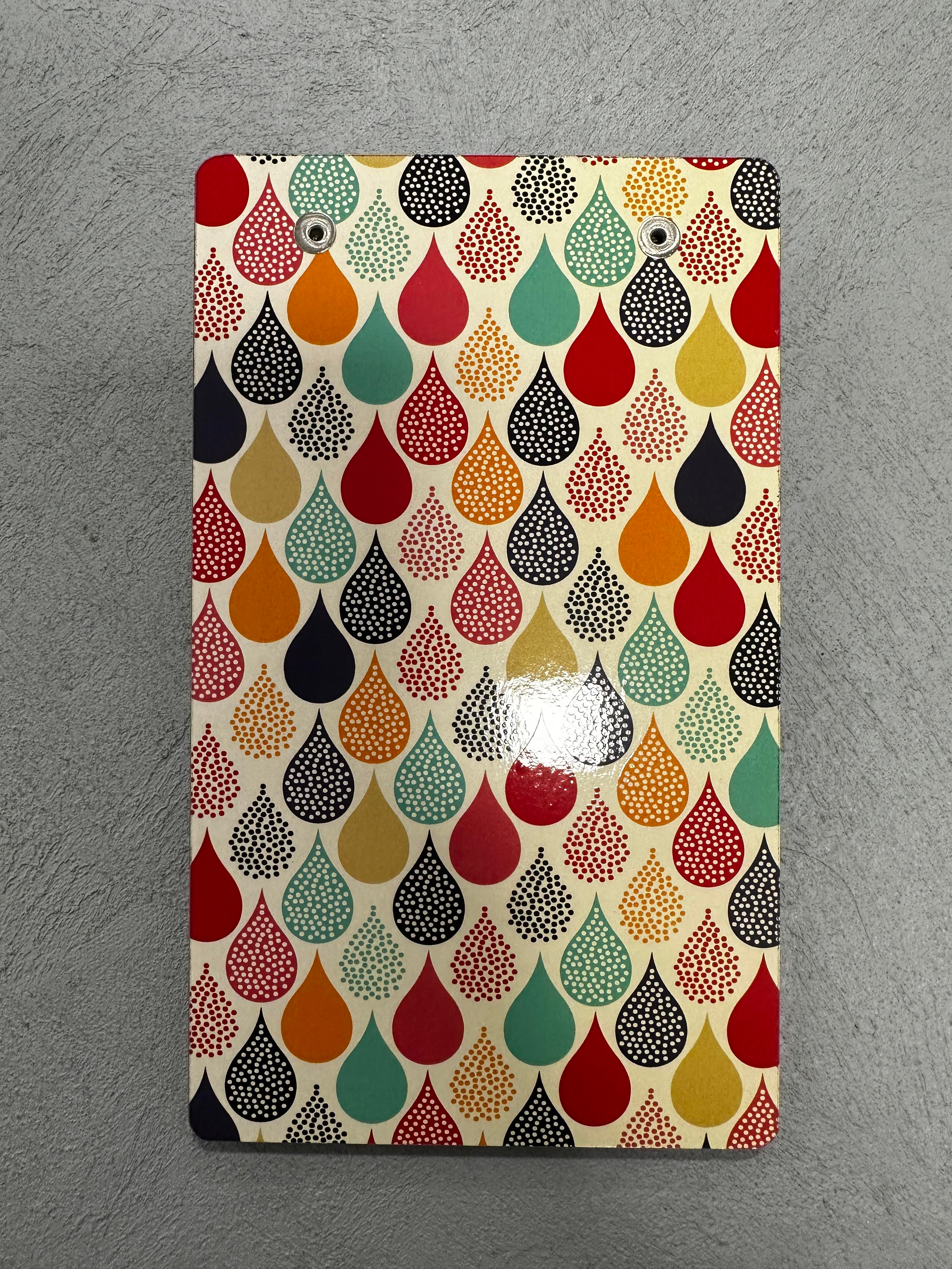 Keskin Color Ahşap Sekreter Notluğu - Colorful Drops