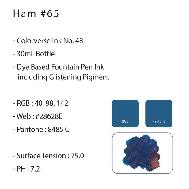 Coloverse No.48 Ham #65 - Glistening Series    Mürekkep