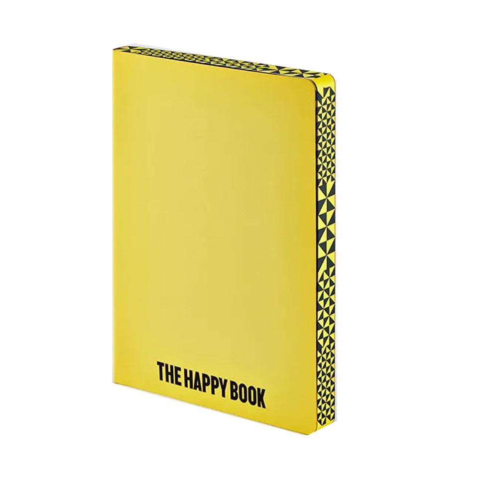 Nuuna L Gri Noktalı Defter Happy Book by Stefan Sagmeister 