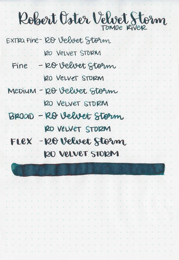 Robert Oster Velvet Storm Mürekkep