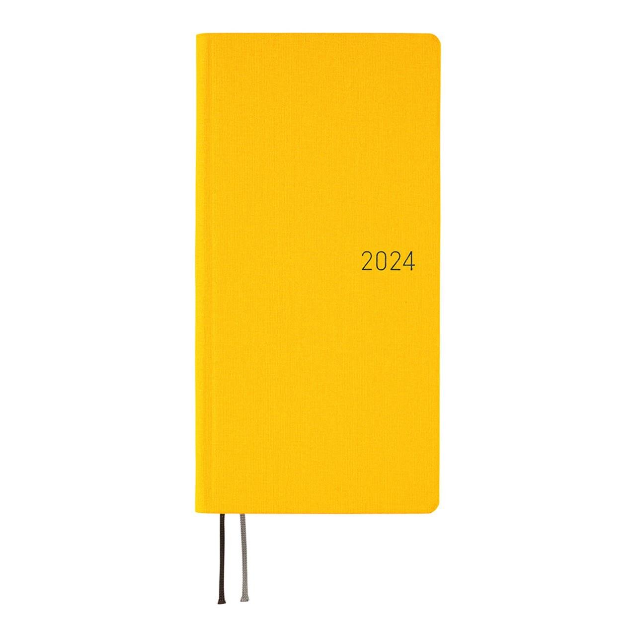 Hobonichi Techo Weeks Mega Japanese Version 2024 Jan. Start Poplin Yellow 
