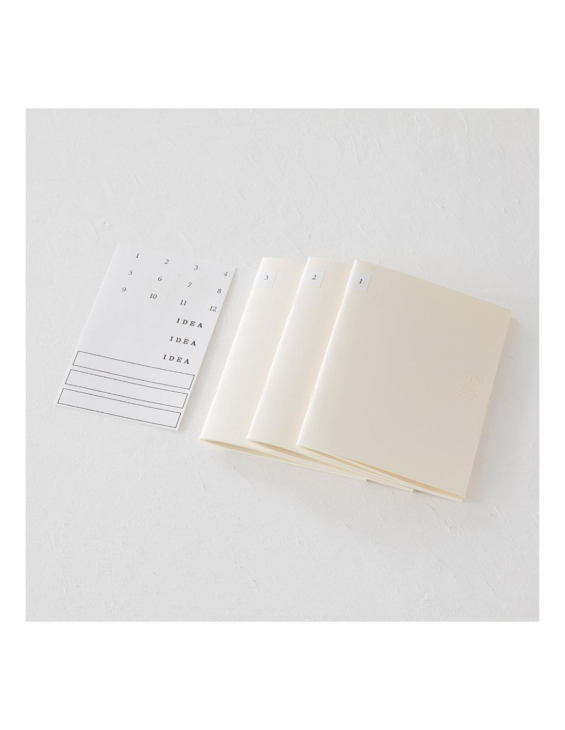 Midori MD Paper Defter Light A6 Çizgisiz 3'lü Set
