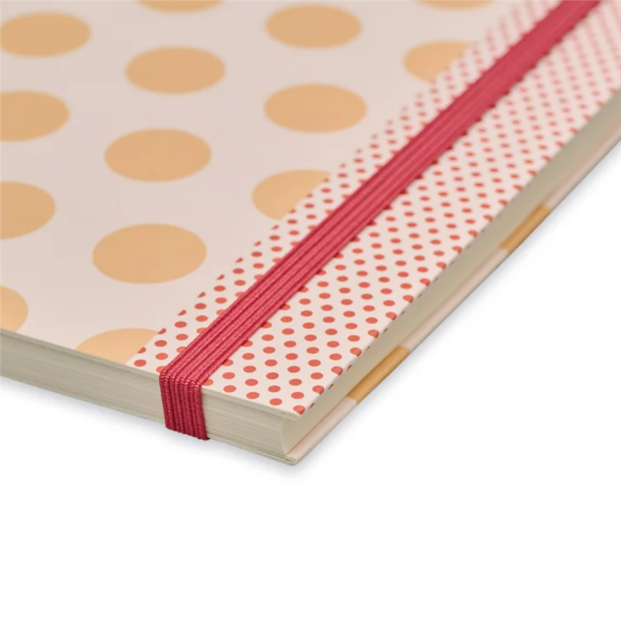 Episode Dotty Orange Polka XL Perfect Bound Defter