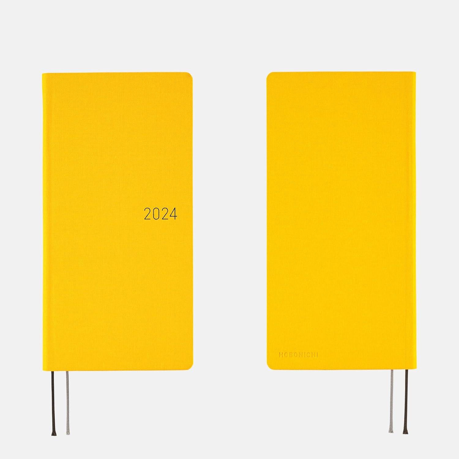 Hobonichi Techo Weeks Japanese Version 2024 Jan. Start Poppin' Yellow