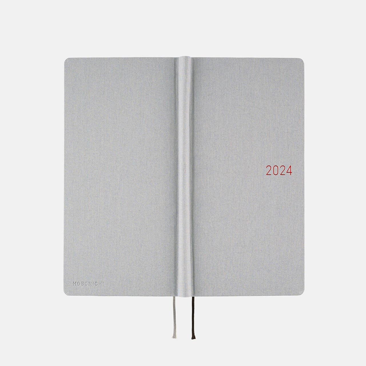 Hobonichi Techo Weeks Mega Japanese Version 2024 Jan. Start Stylish Grey
