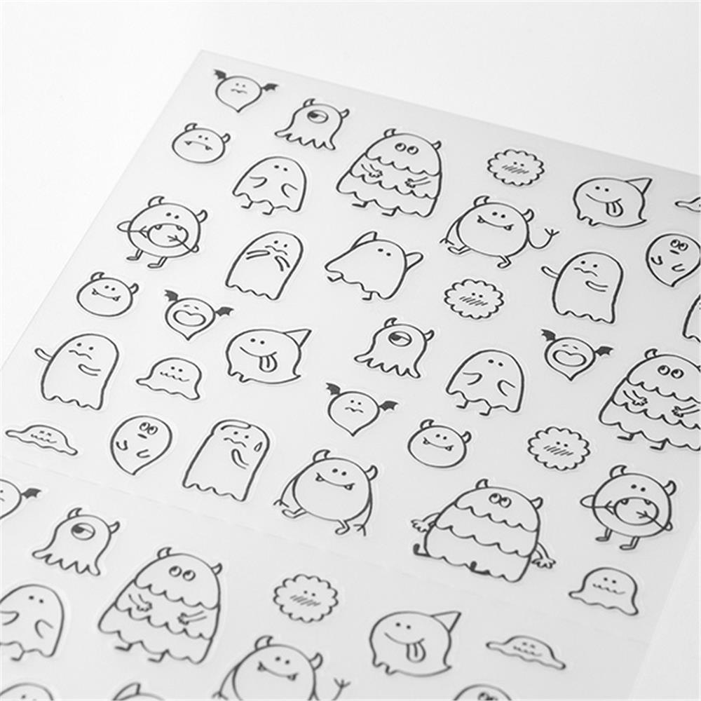 Midori sticker  Talking  monster pattern 