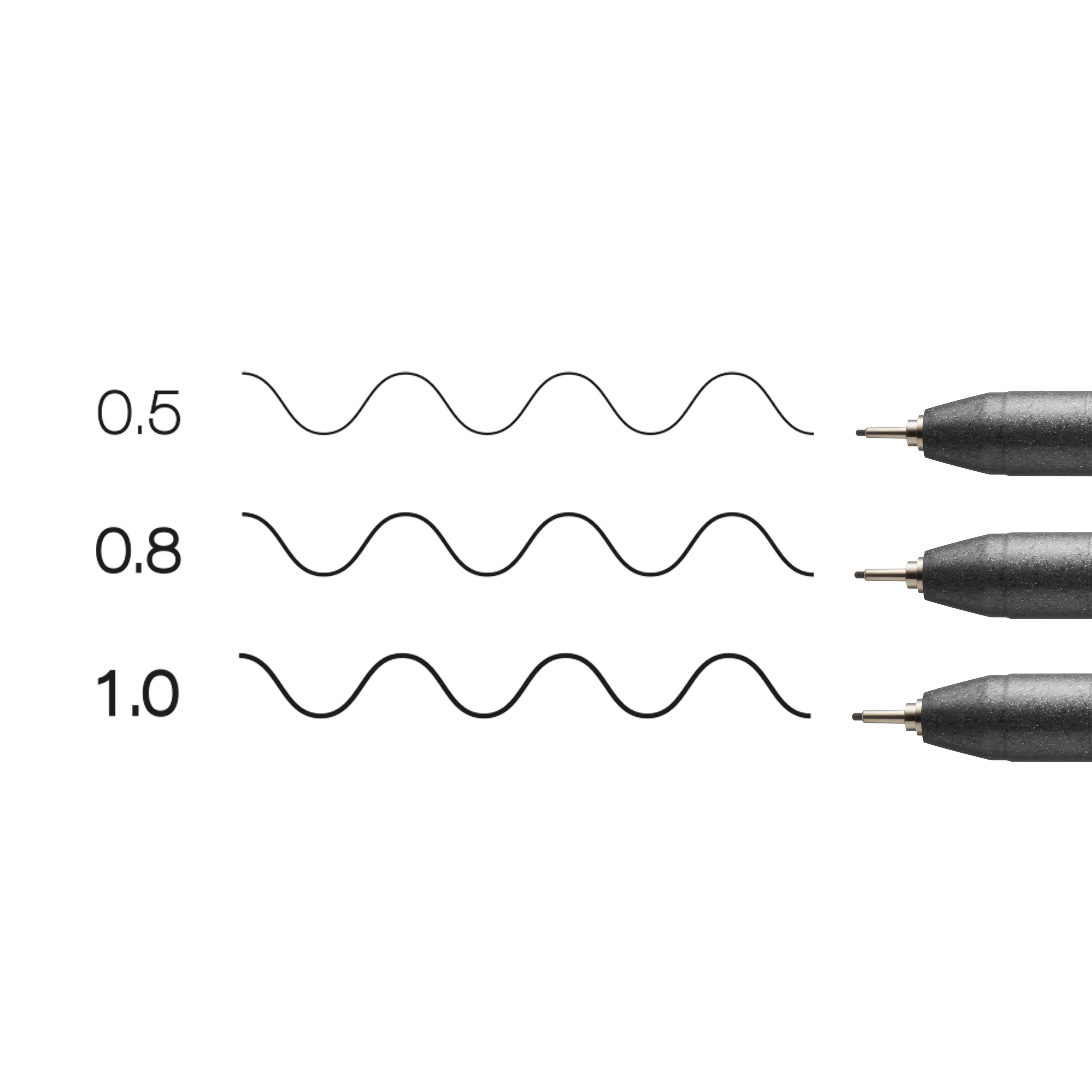 Copic Multiliner 3'lü Siyah Set - Broad