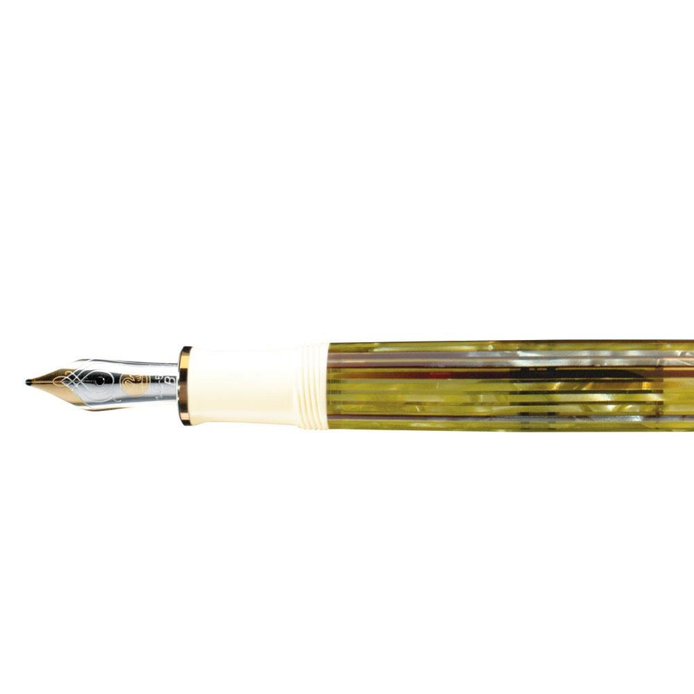 Pelikan M400 Dolma Kalem M Uç Tortoise Shell Beyaz M400