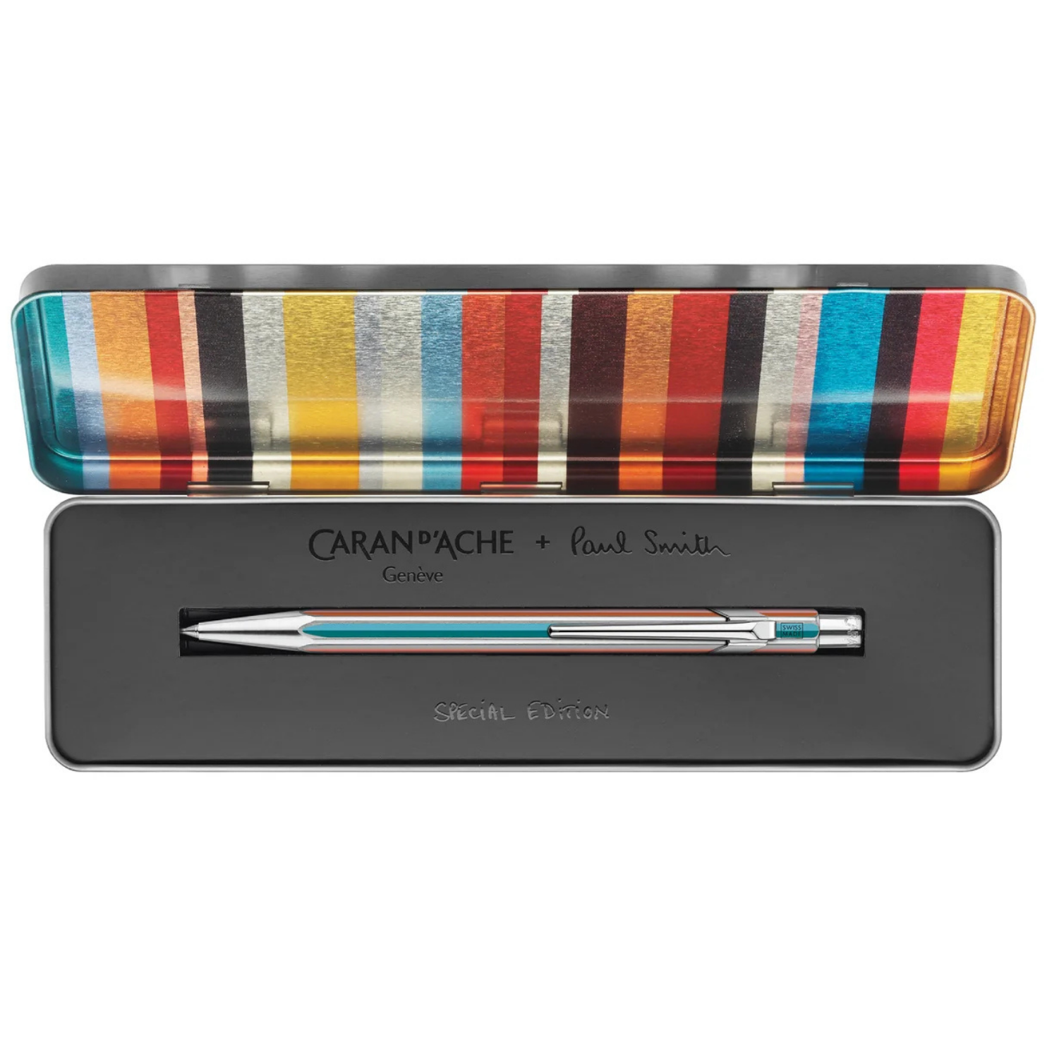 Caran d'Ache Paul Smith Gri Gümüş Mekanik Kurşun Kalem (0.5 mm) MF0844-345