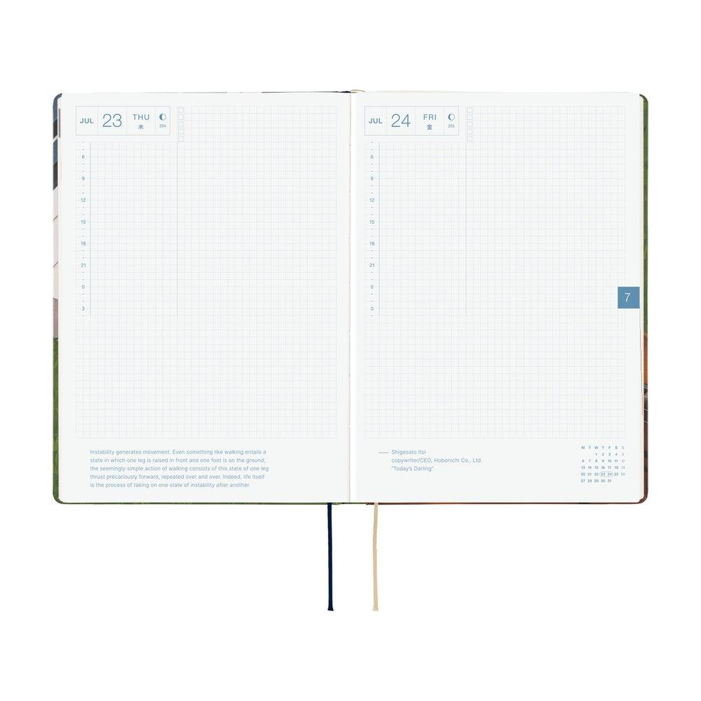 Hobonichi Techo HON - A5 English - Hiroko Kubota: Waiting on the Chord - 2026 Jan Start