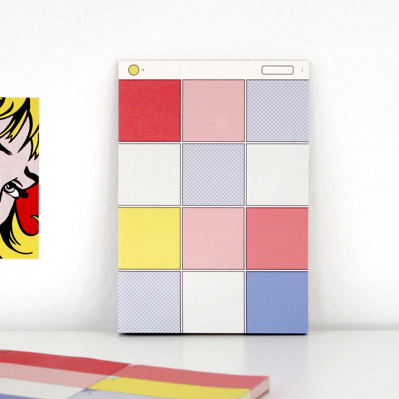 Pansy Daisy Paperways Palette Memogram Not Kağıdı - Girl with Hair Ribbon (Lichtenstein) - Memogram
