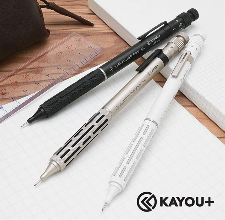 Kayou Plus Aimvision Pro Teknik Çizim Mekanik Kurşun Kalem Meteor Black KAMP-AIPBK