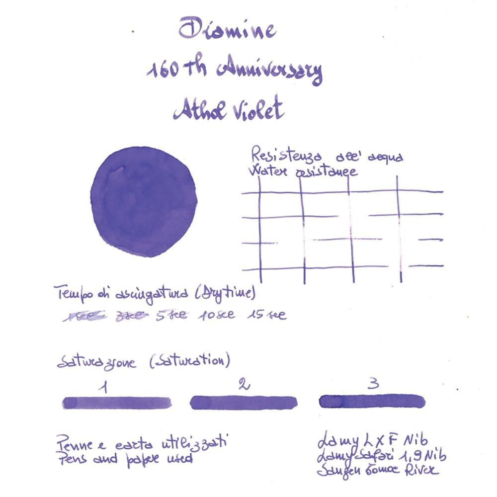 Diamine 160. Yıl Dolma Kalem Mürekkebi 75 ml. Athol Violet