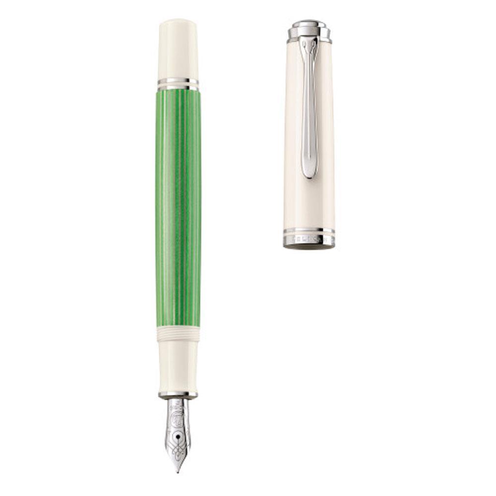 Pelikan Souveran M605 Dolma Kalem Green White EF Uç 