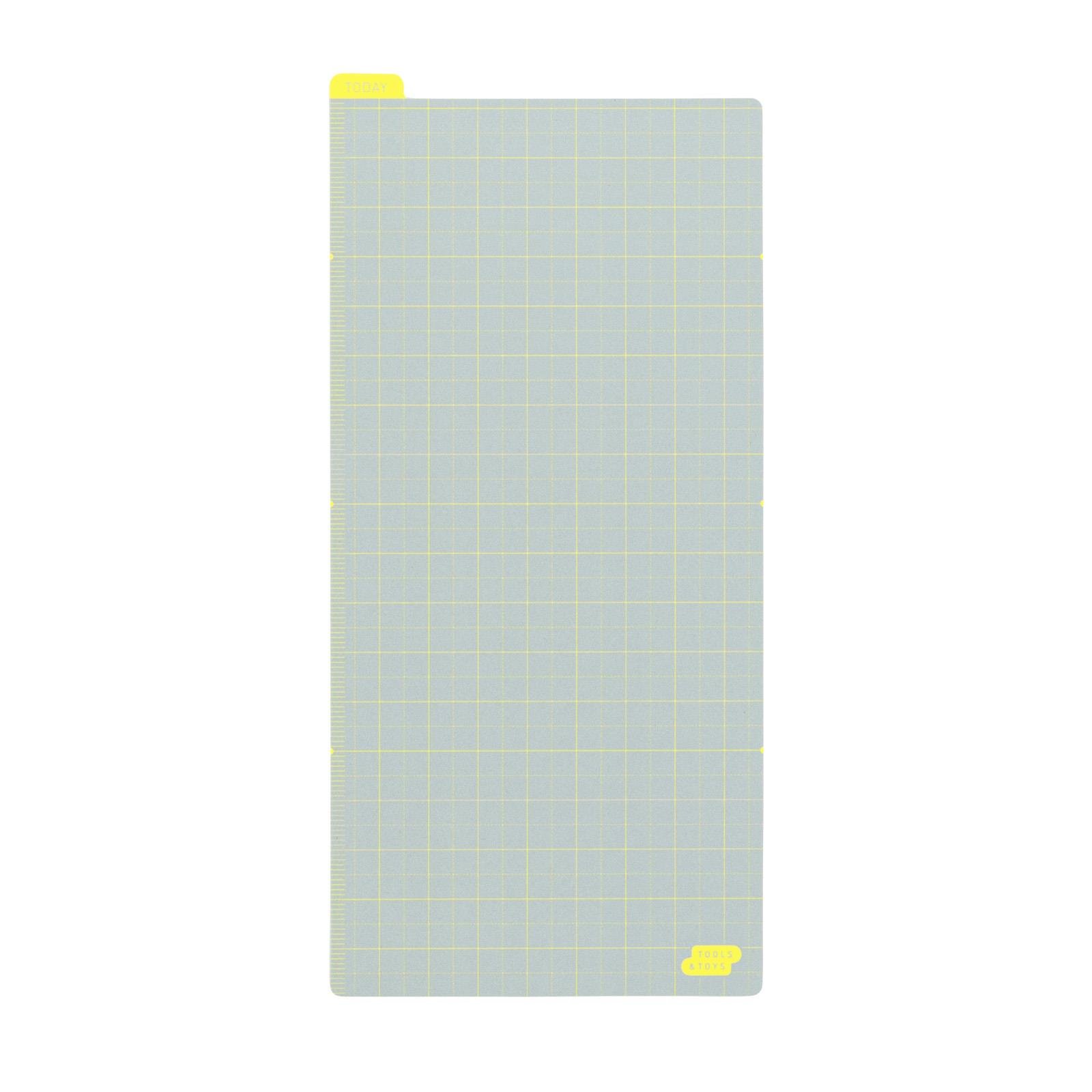 Hobonichi Pencil Board for Weeks (Ice Gray & Yellow) [2025]