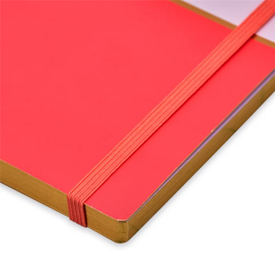 Episode Colorblock Duo Lilac Cherry A5 Perfect Bound Defter