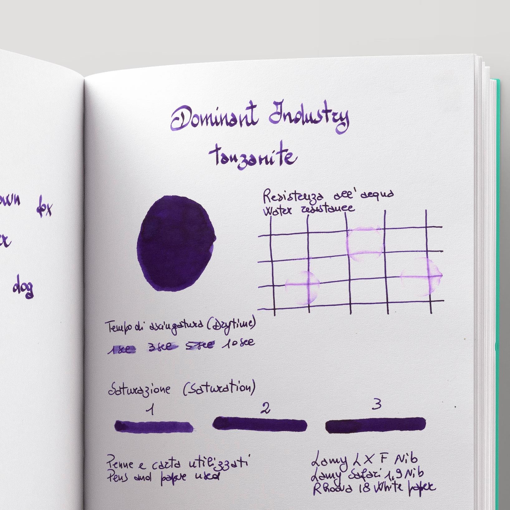 Dominant Industry Pearl Şişe Mürekkep Tanzanite