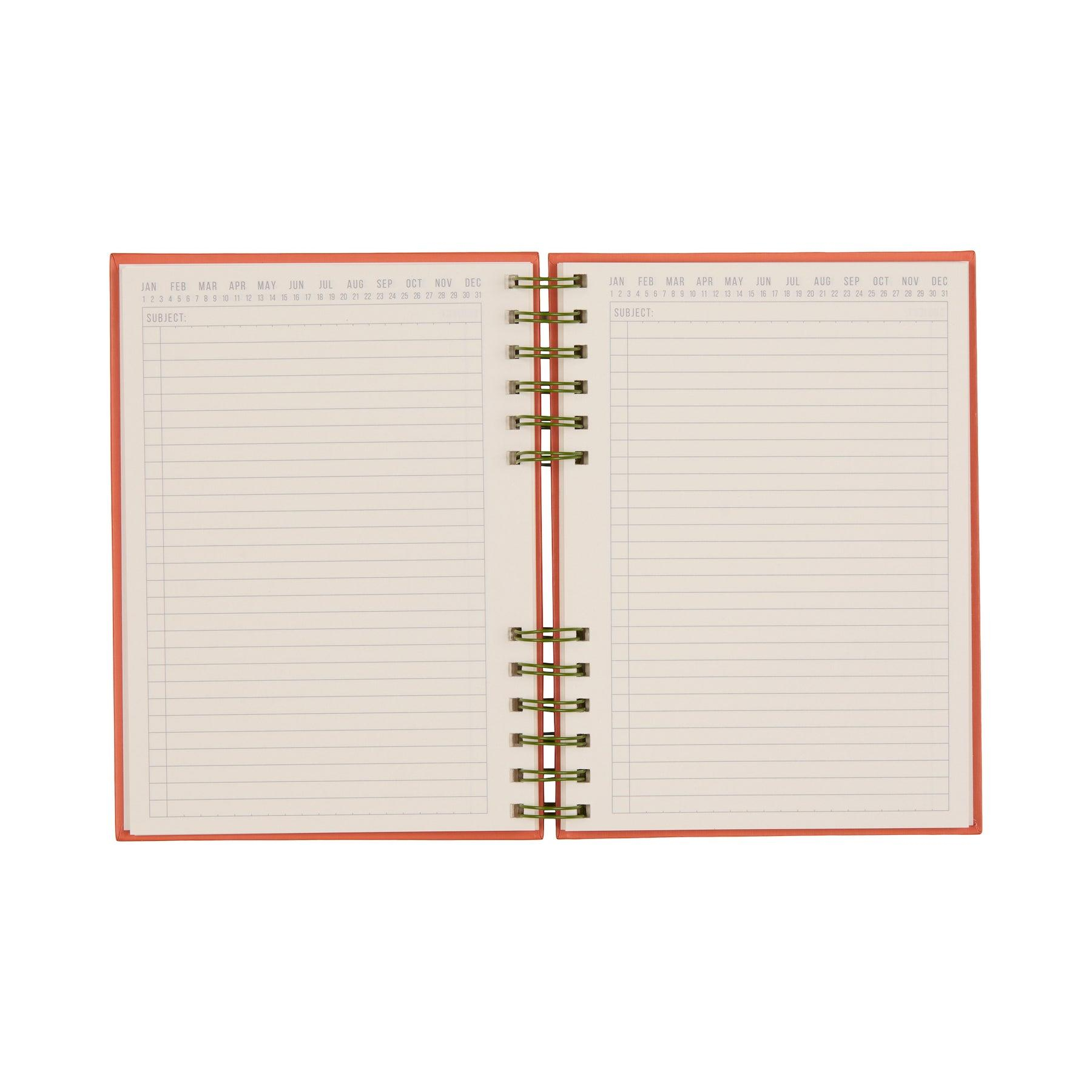 DesignWorks Ink Standart Issue Defter - Army Green & Chili