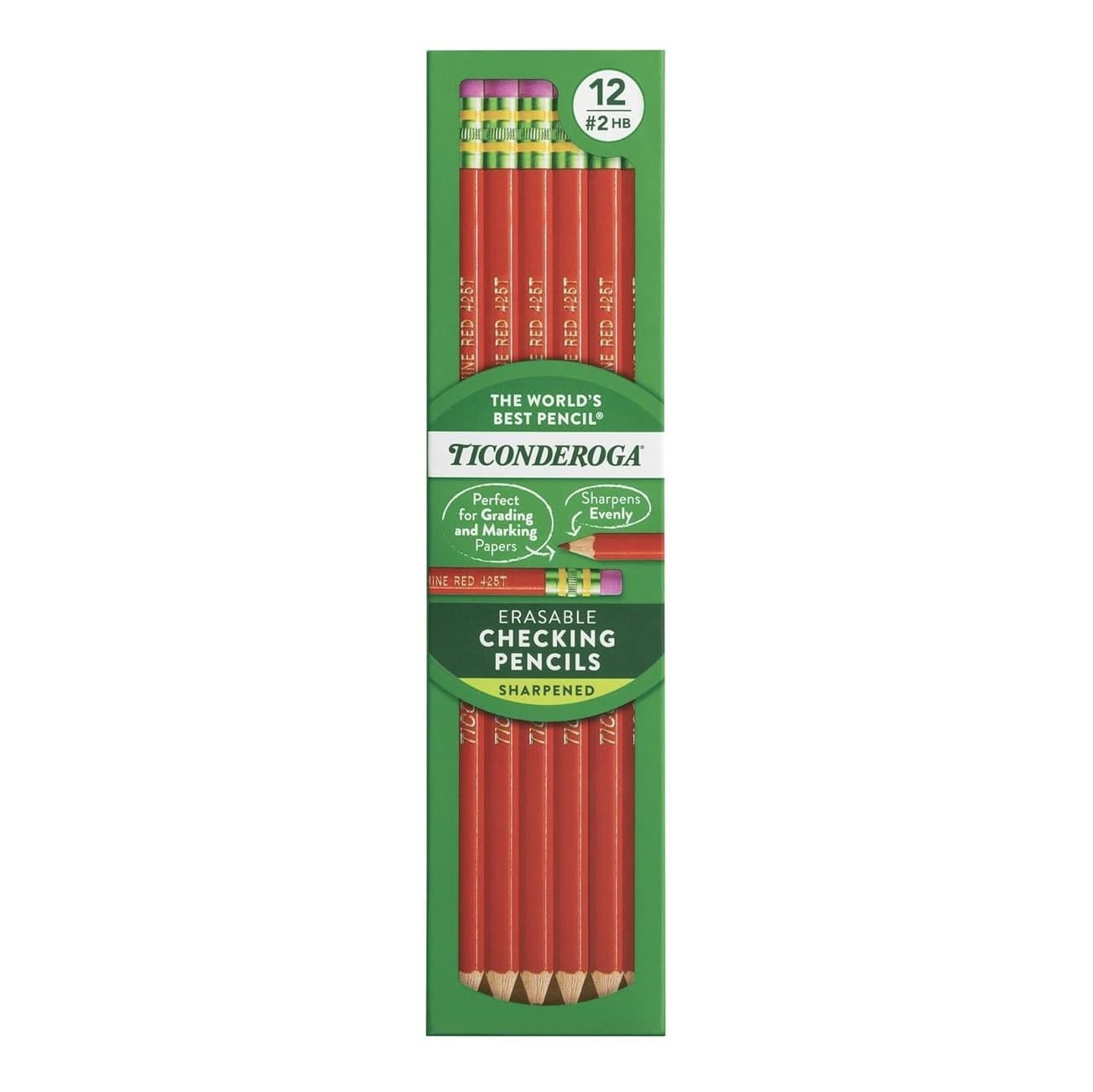 Dixon Ticonderoga The World's Best Pencil Red 12'li Kurşun Kalem