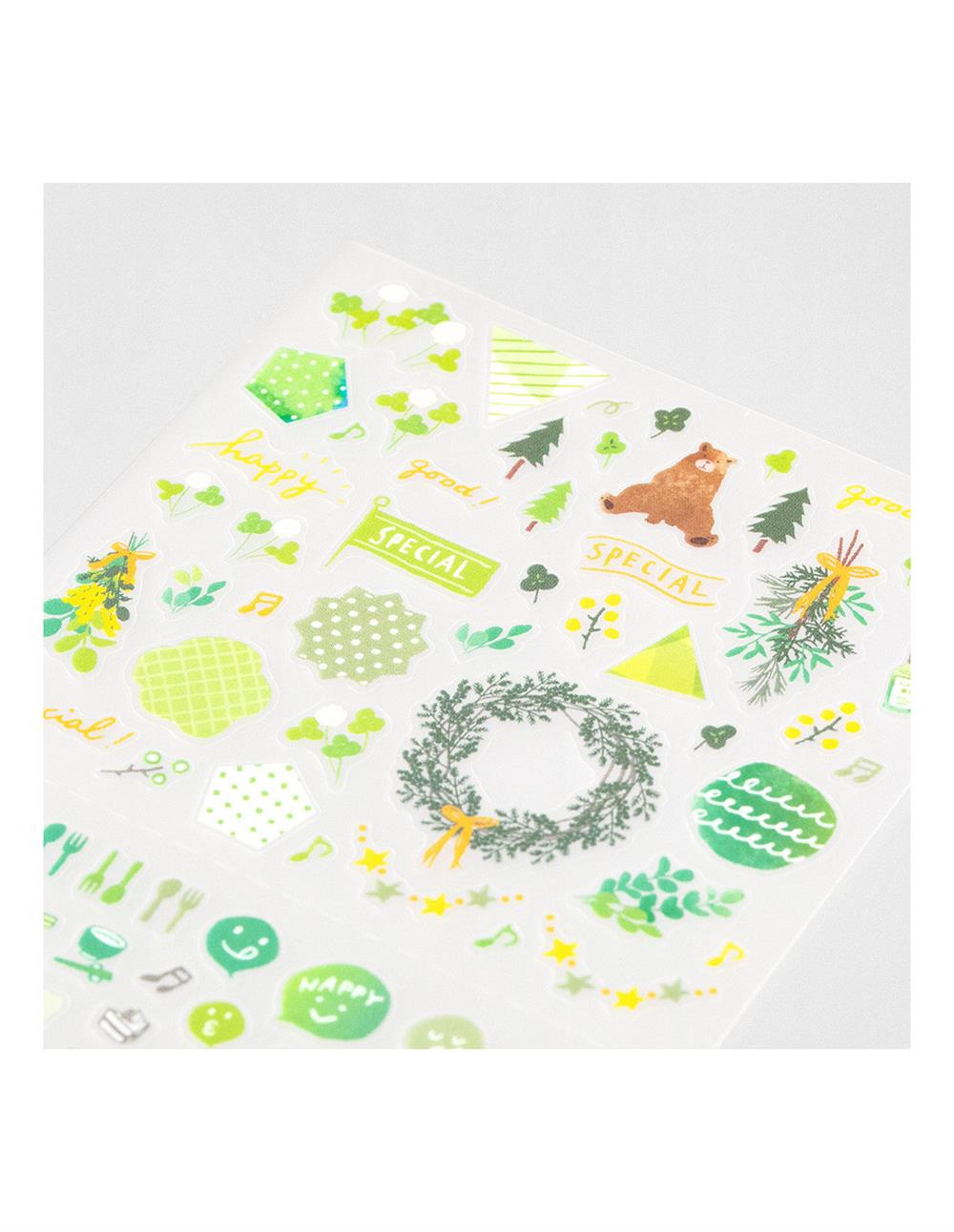 Midori sticker  color green