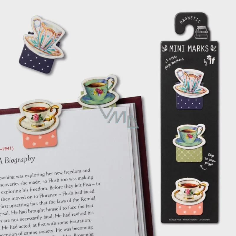 İf Mini Marks Manyetik Mini Kitap Ayracı 3'lü Cup of Teas