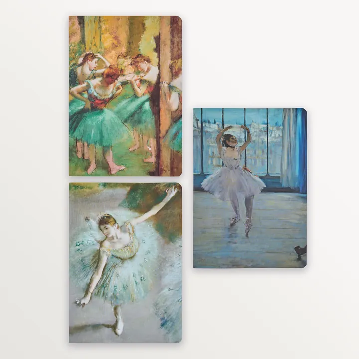 EPISODE GALLERY DEGAS SET OF 3 A5 NOTEBOOKS