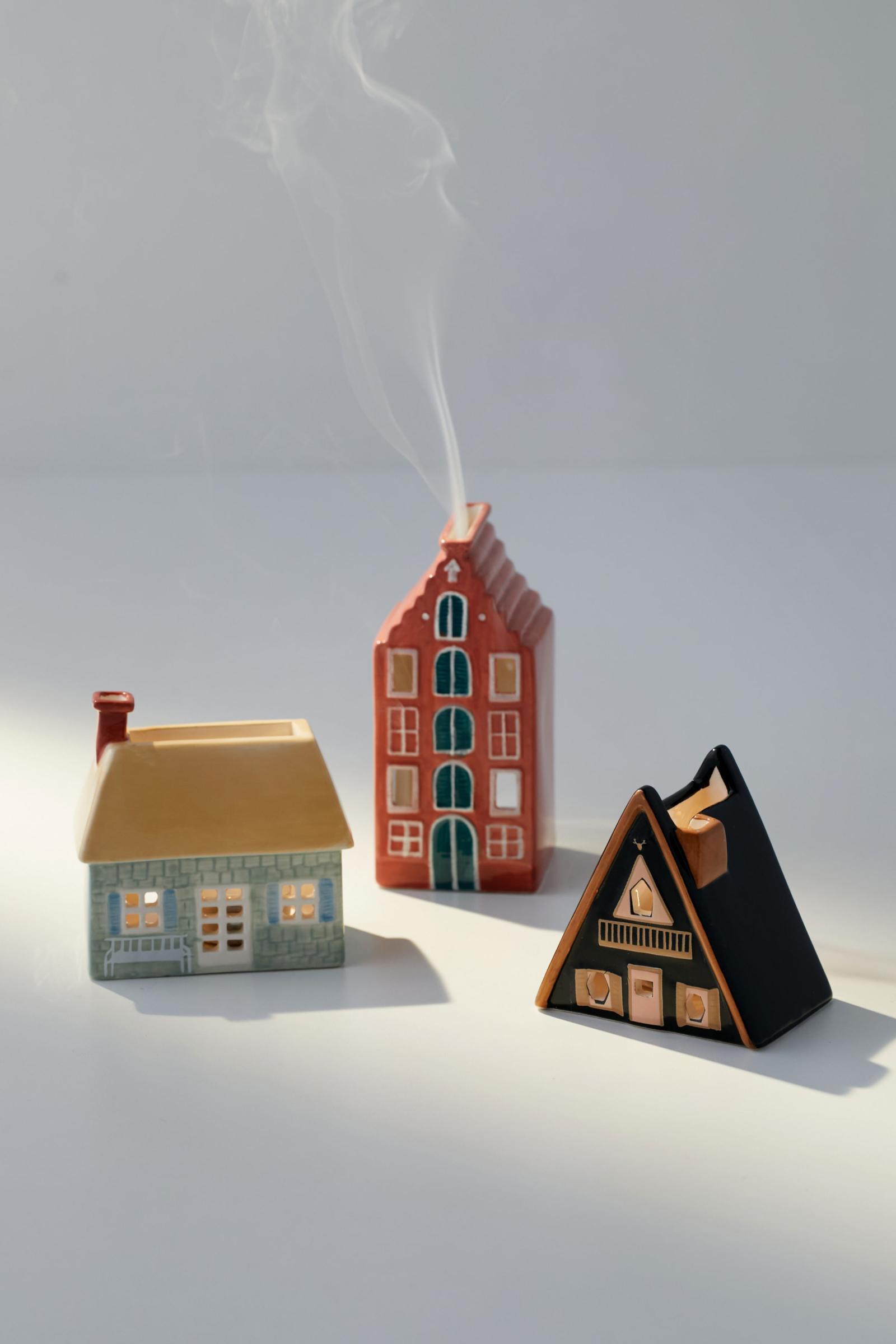 Paddywax House Cone Incense & Tea Light Holder Tütsülük English Cottage