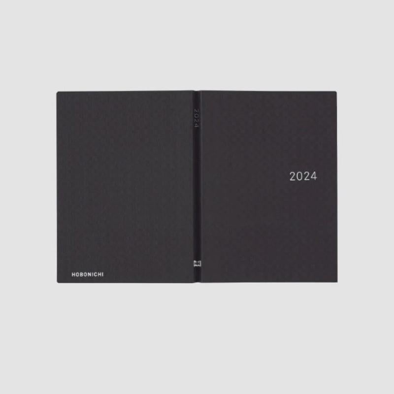 Hobonichi Techo HON A6 Japanese Edition 2024 Black Gingam